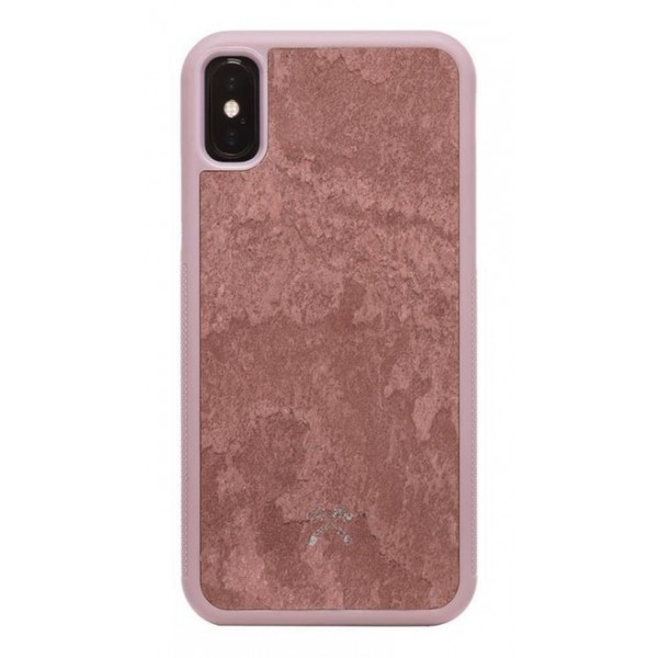 Woodcessories - Eco Bumper - Stone Cover - Canyon Red - iPhone XR - Real Stone Cover - Eco Case - Bumper Collection