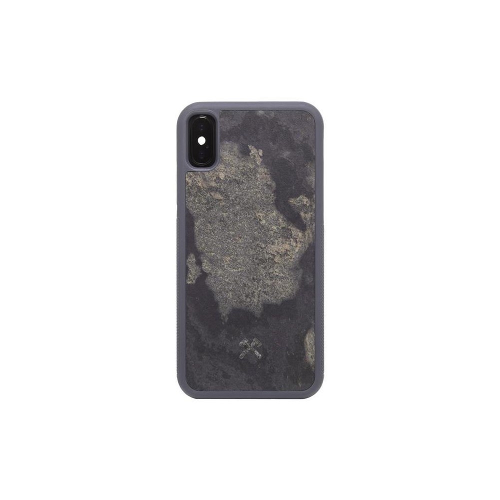 Woodcessories - Eco Bumper - Stone Cover - Camo Gray - iPhone XS Max - Real  Stone Cover - Eco Case - Bumper Collection - Avvenice
