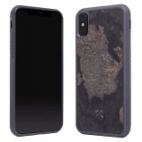 Woodcessories - Eco Bumper - Stone Cover - Camo Gray - iPhone XS Max - Real Stone Cover - Eco Case - Bumper Collection