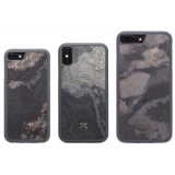 Woodcessories - Eco Bump - Cover in Pietra - Grigio Camo - iPhone 8 / 7 - Cover in Vera Pietra - Eco Case - Bumper Collection