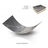 Woodcessories - Eco Bump - Cover in Pietra - Nero Vulcano - iPhone 8 / 7 - Cover in Vera Pietra - Eco Case - Bumper Collection