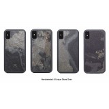 Woodcessories - Eco Bump - Cover in Pietra - Nero Vulcano - iPhone 8 / 7 - Cover in Vera Pietra - Eco Case - Bumper Collection