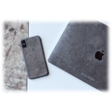 Woodcessories - Eco Bump - Cover in Pietra - Nero Vulcano - iPhone 8 / 7 - Cover in Vera Pietra - Eco Case - Bumper Collection