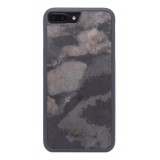 Woodcessories - Eco Bump - Cover in Pietra - Grigio Camo - iPhone 8 / 7 - Cover in Vera Pietra - Eco Case - Bumper Collection