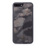 Woodcessories - Eco Bumper - Stone Cover - Camo Gray - iPhone 8 / 7 - Real Stone Cover - Eco Case - Bumper Collection