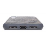 Woodcessories - Eco Bumper - Stone Cover - Camo Gray - iPhone 8 Plus / 7 Plus - Real Stone Cover - Eco Case - Bumper Collection