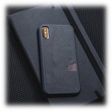 Woodcessories - Eco Bumper - Stone Cover - Volcano Black - iPhone 8 Plus / 7 Plus - Real Stone Cover - Eco Case - Bumper Collect