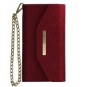 iDeal of Sweden - Mayfair Clutch Velvet Cover - Rosso - iPhone X / XS - Custodia iPhone - New Fashion Collection