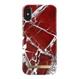 iDeal of Sweden - Fashion Case Cover - Scarlet Red Marble - iPhone X / XS - Custodia iPhone - New Fashion Collection