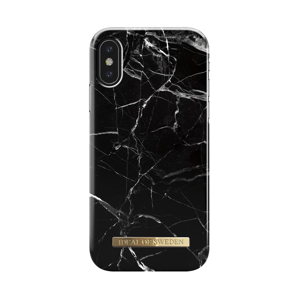 Ideal of Sweden Accessoires Telefoon Fashion Case iPhone X Black Marble & Tablethoesjes Telefoonhoesjes 