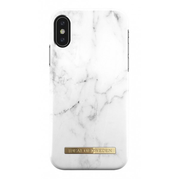 iDeal of Sweden - Fashion Case Cover - White Marble - iPhone X / XS - Custodia iPhone - New Fashion Collection