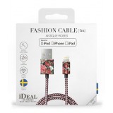 iDeal of Sweden - Fashion Cable - Antique Roses - iPhone - Apple - Lightning MFI Certified by Apple - New Fashion Collection