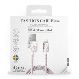 iDeal of Sweden - Fashion Cable - Floral Romance - iPhone - Apple - Lightning MFI Certified by Apple - New Fashion Collection