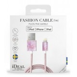 iDeal of Sweden - Fashion Cable - Pilion Pink Marble - iPhone - Lightning MFI Certified by Apple - New Fashion Collection