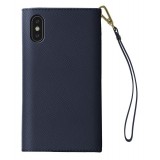 iDeal of Sweden - Mayfair Clutch Cover - Navy - iPhone XS Max - Custodia iPhone - New Fashion Collection
