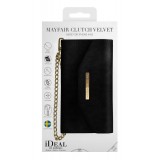 iDeal of Sweden - Mayfair Clutch Velvet Cover - Nera - iPhone XS Max - Custodia iPhone - New Fashion Collection