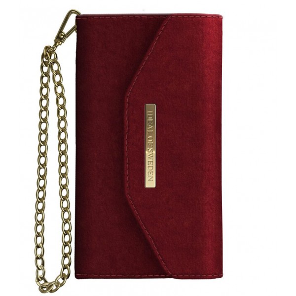 iDeal of Sweden - Mayfair Clutch Velvet Cover - Red - iPhone XS Max - iPhone Case - New Fashion Collection