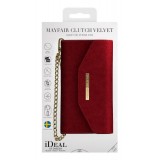 iDeal of Sweden - Mayfair Clutch Velvet Cover - Red - iPhone XS Max - iPhone Case - New Fashion Collection