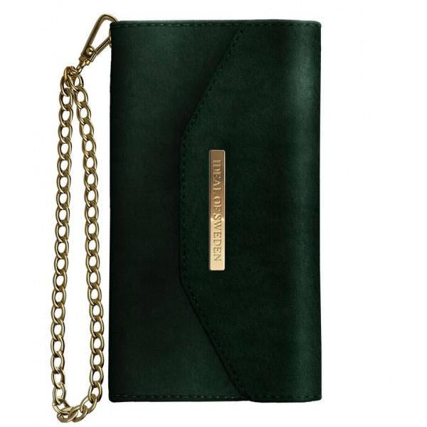 iDeal of Sweden - Mayfair Clutch Velvet Cover - Green - iPhone XS Max - iPhone Case - New Fashion Collection