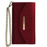 iDeal of Sweden - Mayfair Clutch Velvet Cover - Rosso - Samsung S9 - Custodia iPhone - New Fashion Collection