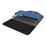 iDeal of Sweden - Mayfair Clutch Velvet Cover - Black - iPhone XR - iPhone Case - New Fashion Collection