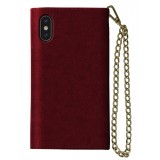 iDeal of Sweden - Mayfair Clutch Velvet Cover - Red - iPhone XR - iPhone Case - New Fashion Collection