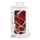 iDeal of Sweden - Fashion Case Cover - Scarlet Red Marble - iPhone XS Max - Custodia iPhone - New Fashion Collection