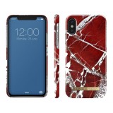 iDeal of Sweden - Fashion Case Cover - Scarlet Red Marble - iPhone XR - iPhone Case - New Fashion Collection