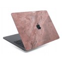 Woodcessories - MacBook Cover in Vera Pietra - Canyon Red - MacBook 15 Pro Touchbar - Eco Skin Stone - Apple Logo