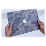 Woodcessories - Real Stone MacBook Cover - Antique White - MacBook 13 Air / Pro - Eco Skin Stone - Apple Logo