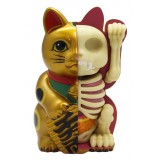 Fame Master - Small Fortune Cat - Gold - 4D Master - Mighty Jaxx - Jason Freeny - Body Anatomy - XX Ray - Art Toys