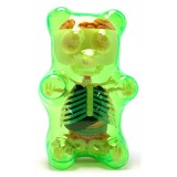 Fame Master - Small Gummi Bear - Green - 4D Master - Mighty Jaxx - Jason Freeny - Body Anatomy - XX Ray - Art Toys