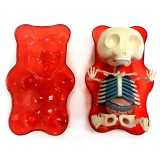 Fame Master - Small Gummi Bear - Red - 4D Master - Mighty Jaxx - Jason Freeny - Body Anatomy - XX Ray - Art Toys