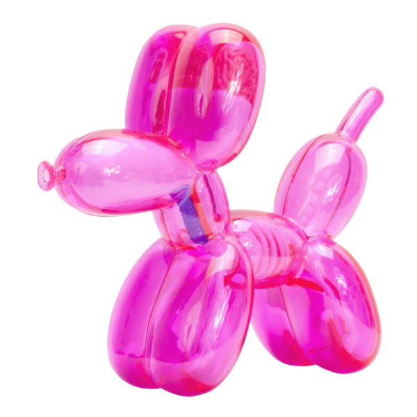 Fame Master - Small Balloon Dog - Magenta - 4D Master - Mighty Jaxx - Jason Freeny - Body Anatomy - XX Ray - Art Toys