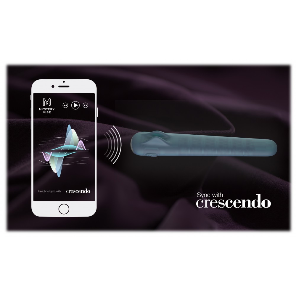 Mysteryvibe Crescendo Turquoise Luxury Smart Vibrators For Women