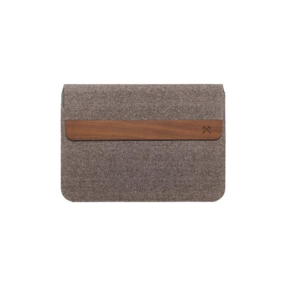 Woodcessories - MacBook Eco Pouch Cover - Walnut and Wool - MacBook 11 12  13 - Mac Case - Real Wood MacBook Bag - Avvenice