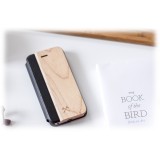 Woodcessories - Eco Wallet Flip Cover - Vero Legno e Pelle - Noce - iPhone XS Max - Eco Case - Flip Collection