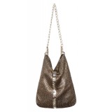 Laura B - New Basic Party Bag - Mesh Bag - Dorè - Strap Bag - Luxury High Quality Bag