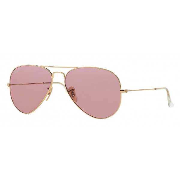 pink mirrored ray ban aviators