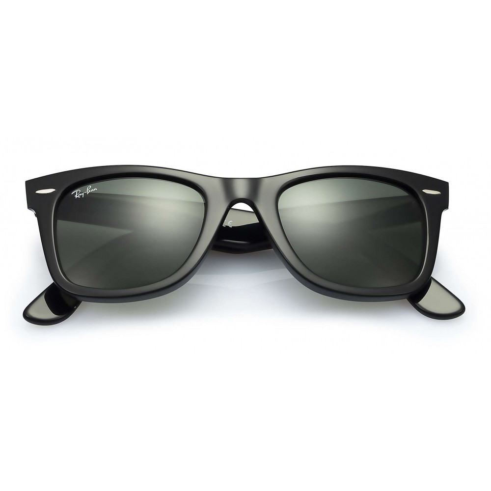 Ray Ban Rb2140 901 Original Wayfarer Classic Black Green Classic G 15 Lenses Sunglass Ray Ban Eyewear Avvenice