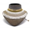 Laura B - 3&4&6 Choker - Collana in Maglia - Argento Lucido, Oro, Argento, Bianco - Collare Artigianale - Alta Qualità Luxury