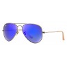 Ray-Ban - RB3025 167/68 - Original Aviator Flash Lenses - Bronze-Copper - Blue Mirror Lenses - Sunglass - Ray-Ban Eyewear
