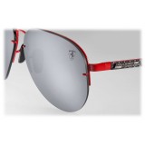 Ray-Ban - RB3460M F0126G - Original Scuderia Ferrari Collection Aviator - Red Black - Grey Mirror - Sunglass - Ray-Ban Eyewear