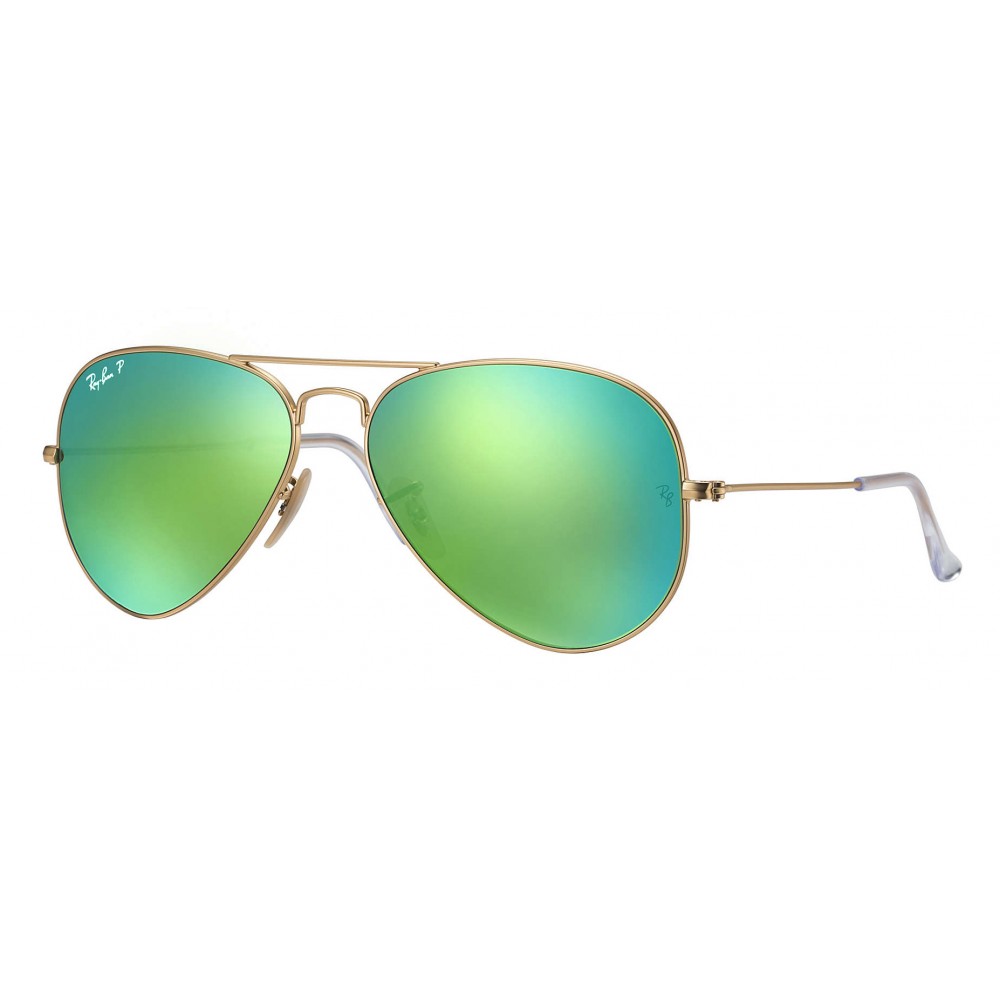 Rayban Green Aviator Flash Lenses Sunglasses Most Preferential