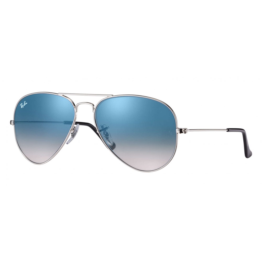 Ray-ban Aviator Light Blue Gradient Gold Frames Worn A Couple Times And  Look New | eBay