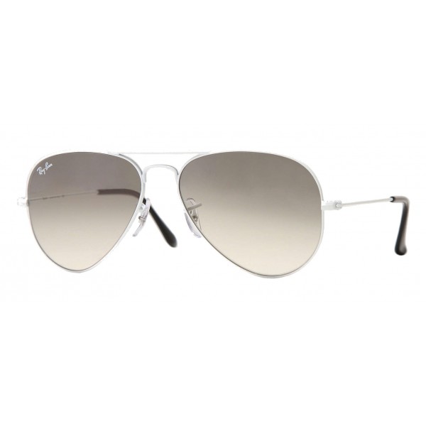 white rimmed ray bans