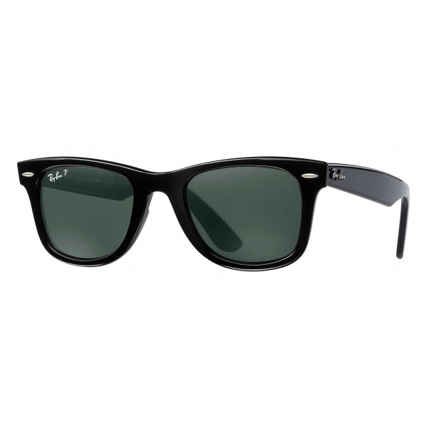 Ray-Ban - RB4340 601/58 - Original Wayfarer Ease- Nero - Lente Verde Classica G-15 - Occhiali da Sole - Ray-Ban Eyewear