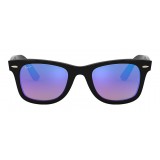 Ray-Ban - RB4340 601/4O - Original Wayfarer Ease - Black - Blue Gradient Flash Lenses - Sunglass - Ray-Ban Eyewear