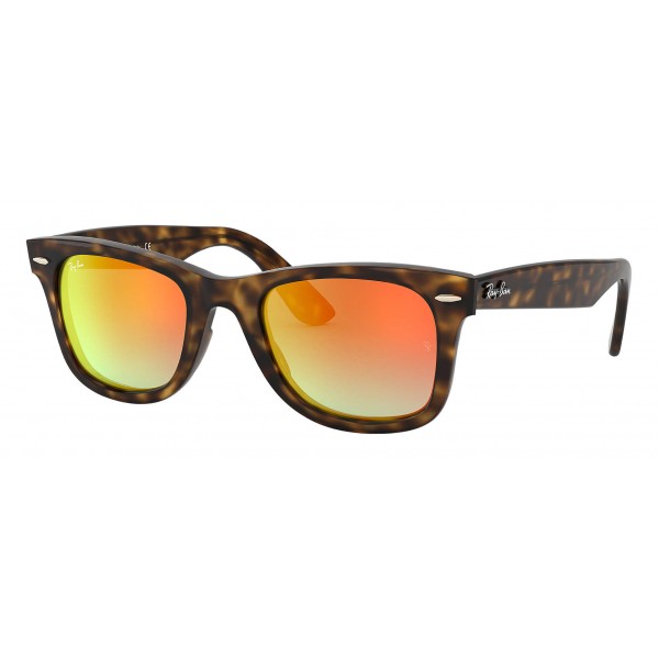 Ray-Ban - RB4340 710/4W - Original Wayfarer Ease - Tortoise - Orange Gradient Flash Lenses - Sunglass - Ray-Ban Eyewear