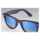 Ray-Ban - RB4340 62324O - Original Wayfarer Ease - Blu - Lente Blu Gradient Flash - Occhiali da Sole - Ray-Ban Eyewear